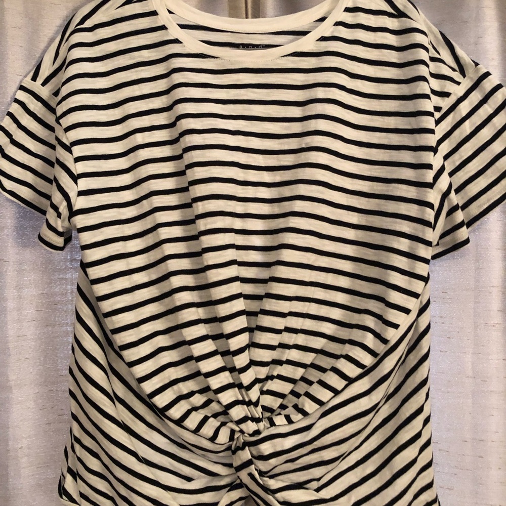 Never Worn Target Brand NWT Striped Crop Top
